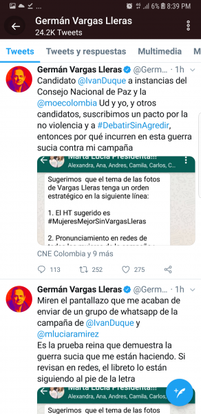  - Ataque furioso de Vargas Lleras a Duque por las fotos de los bikinis