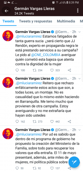  - Ataque furioso de Vargas Lleras a Duque por las fotos de los bikinis