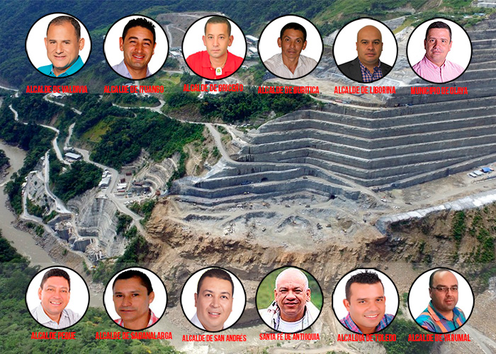 Doce alcaldes le ponen el pecho a la emergencia de Hidroituango