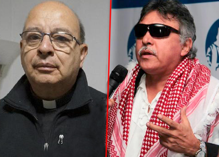 El desespero del cura que cuida a Santrich