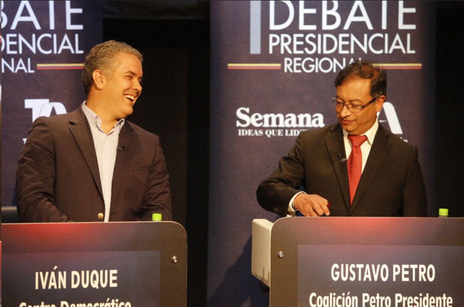 Se aguó el debate Duque vs Petro