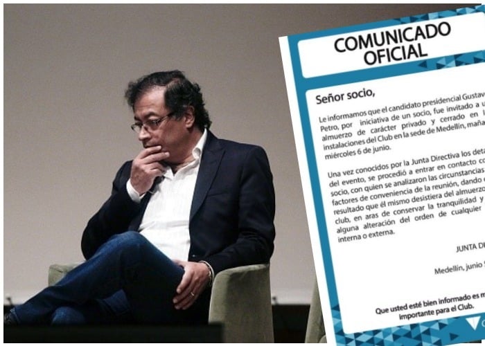 El Club campestre de Medellín le cierra las puertas a Gustavo Petro