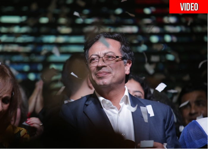 El agridulce domingo de Gustavo Petro en fotos y videos