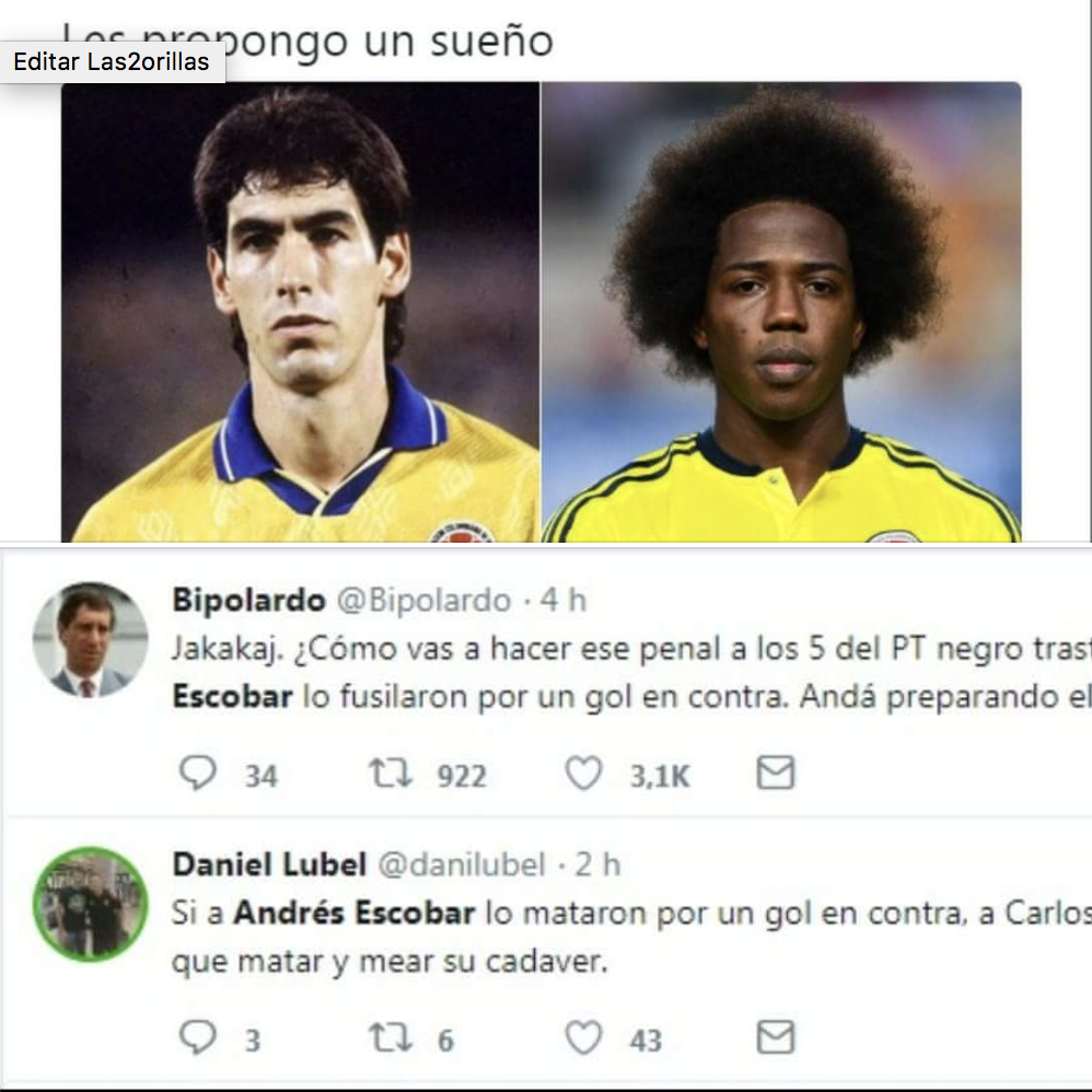  - Amenaza de muerte contra Carlos Sánchez