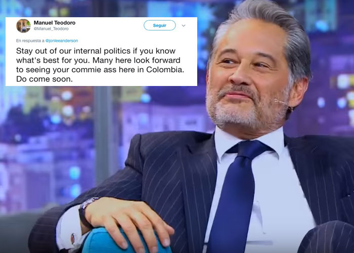 Las amenazas de Manuel Teodoro a Jon Lee Anderson