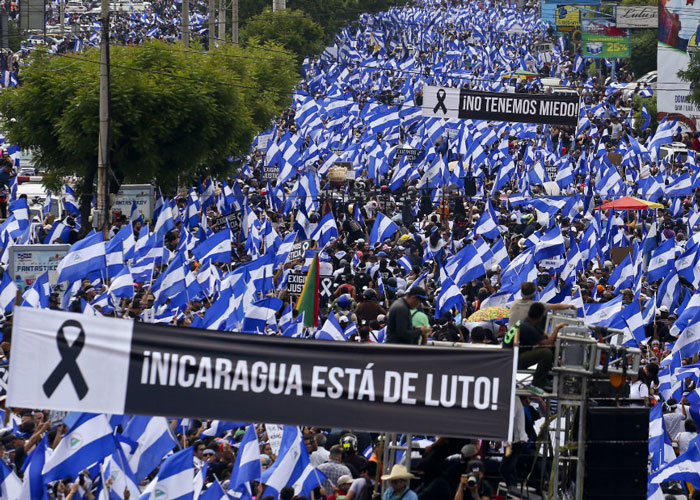 Disparar a matar en Nicaragua