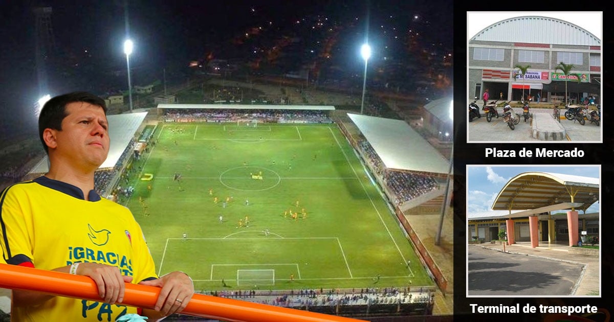 El estadio de fútbol y las otras obras con las que el Ñoño Elías hipnotizó a Sahagún