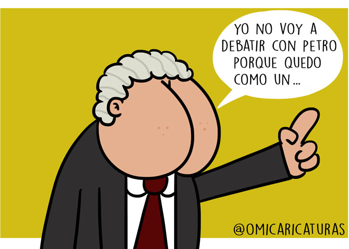 ¿Quedará mal en un debate?