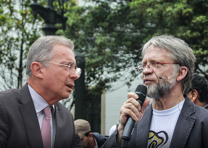 Álvaro Uribe y Antanas Mockus: la distancia entre los dos es cada día más grande
