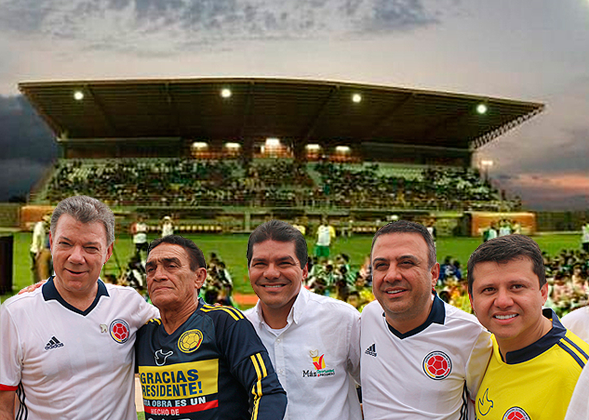 El estadio de fútbol que construyó el Ñoño Elías con la mermelada de Santos
