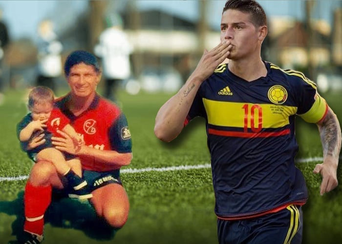 El papá futbolista de James Rodríguez que no lo vio crecer