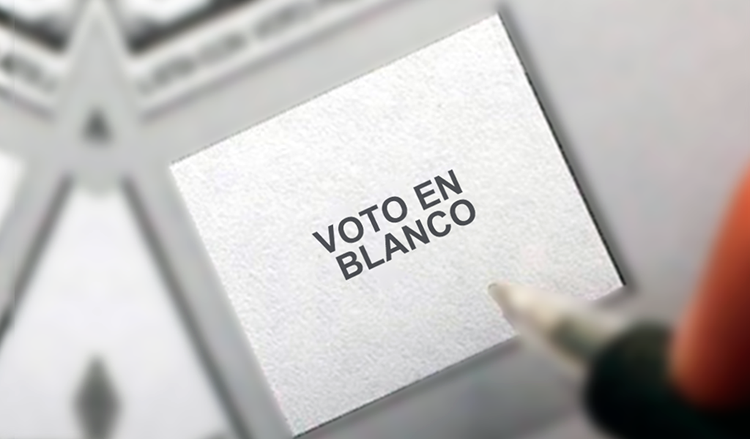 Compromiso en blanco