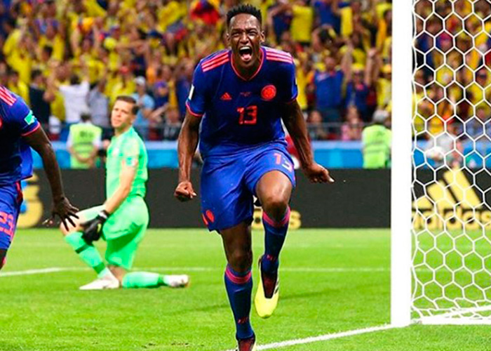 Cachetada de Yerry Mina al técnico del Barcelona
