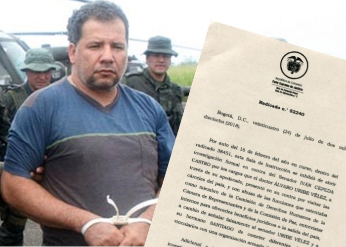 Alias ‘Don Mario’, a declarar en el caso Uribe