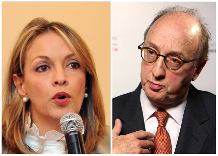 María Emma Mejía rumbo a la embajada de Portugal