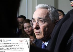 Álvaro Uribe renuncia al senado