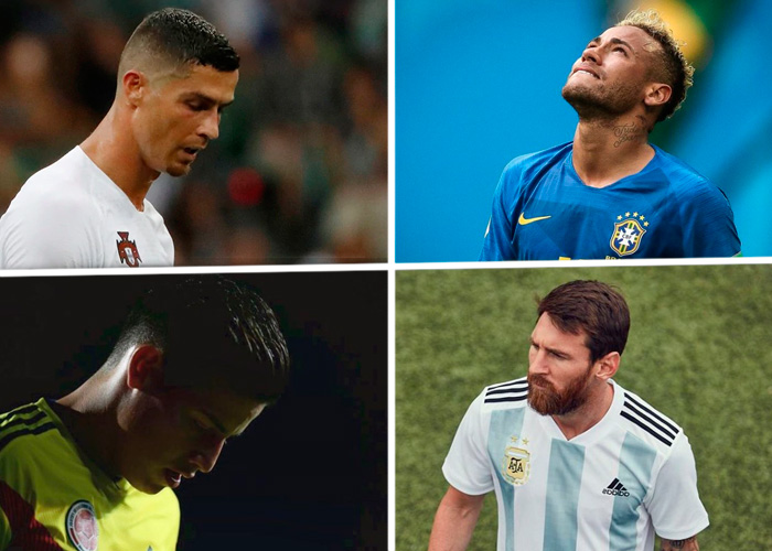 Neymar, Messi, Ronaldo y James: El ocaso de los dioses