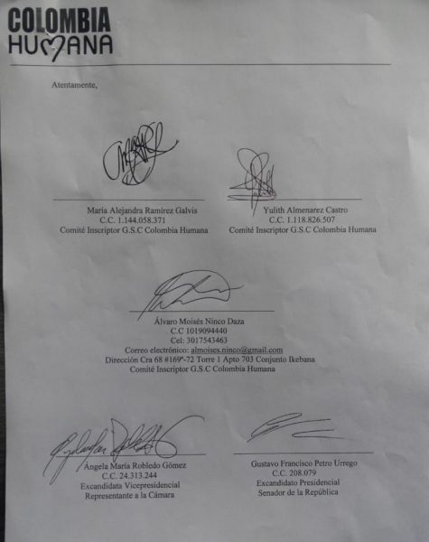  - Petro y Verdes en contra del uribismo, pero por separado