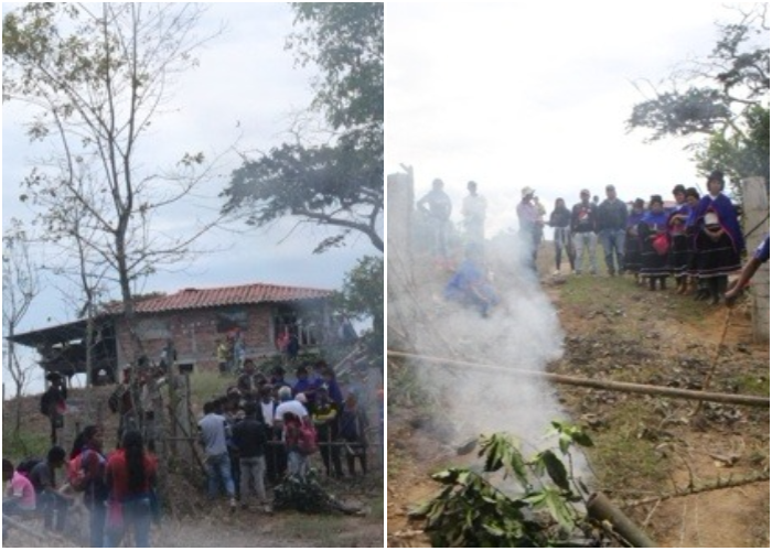 Enfrentamientos entre indígenas nasa y misak en Caldono