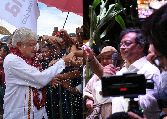 Lo que va de López Obrador a Gustavo Petro