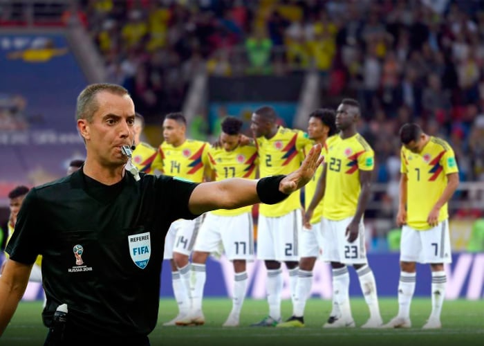 Historial del cuestionado árbitro que ayudó a sacar a Colombia del Mundial
