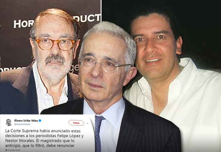 Uribe pide renuncia de magistrado que filtró su llamado a indagatoria