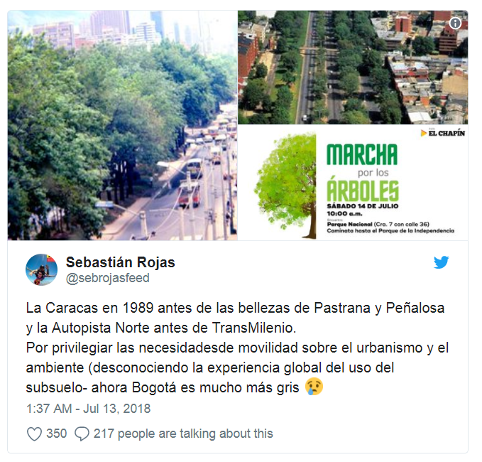  - Una marcha por los árboles
