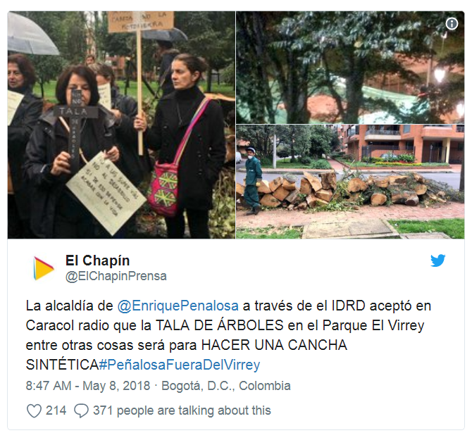  - Una marcha por los árboles