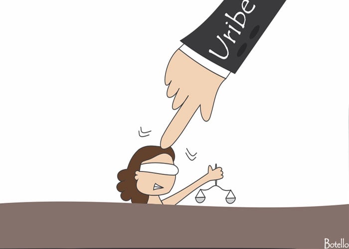 Caricatura: ¿intimidación a la justicia?