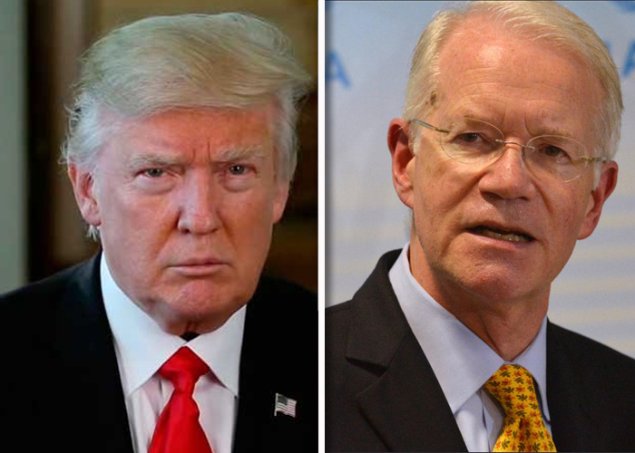 Nada que aterriza en Colombia el embajador de Trump