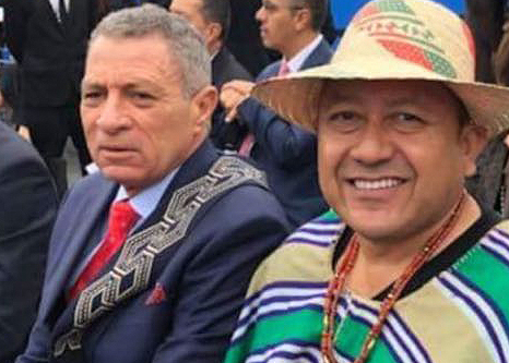 Delegación de guajiros con historial non-sancto en la posesión de Duque