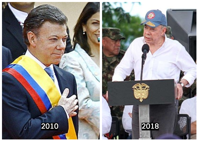Santos, presidente sin legado