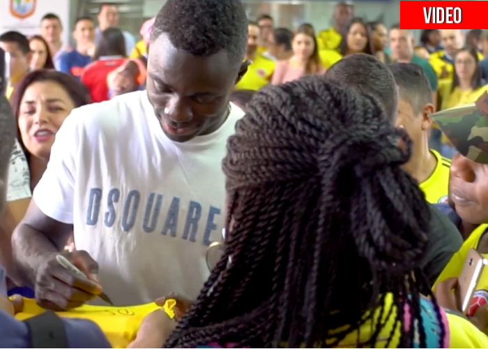 VIDEO: Davinson Sánchez regresa como héroe a su tierra