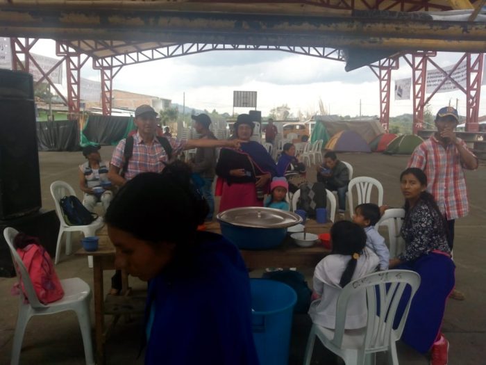  - Setenta familias misak continúan desplazadas en Caldono