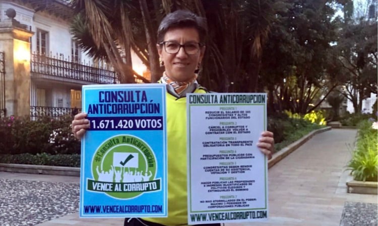 Yo no voté por usted, señora Claudia López