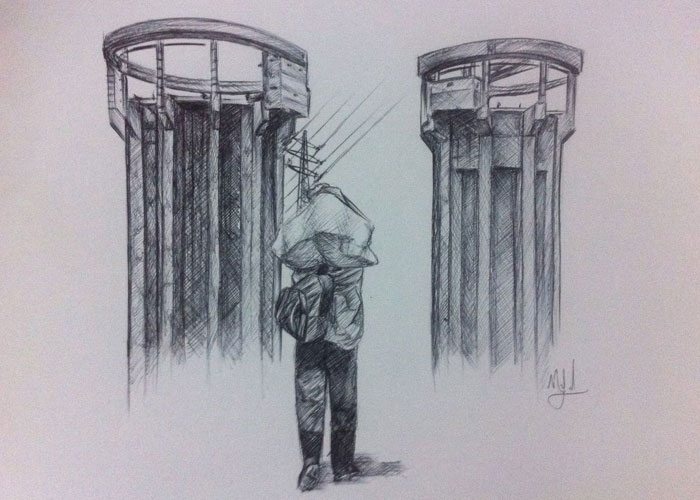 El horror paramilitar pintado por una niña artista paisa