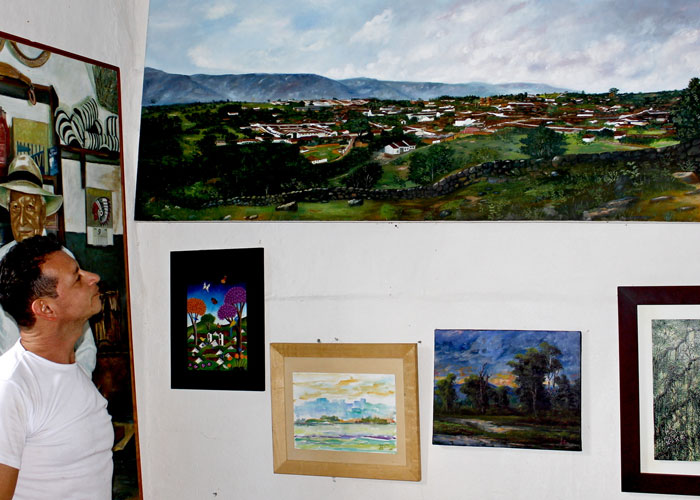 En Barichara, la galería de arte más pequeña del mundo