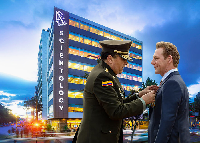 El general Mena es uno de muchos en la FF.MM. que le camina a la Cienciología