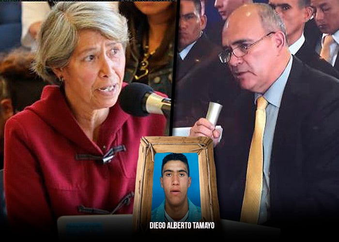 El doloroso cara cara del coronel, asesino de Diego Tamayo, y su mamá en la JEP