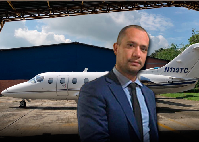 El jet privado de Diego Cadena, el enigmático abogado de Uribe
