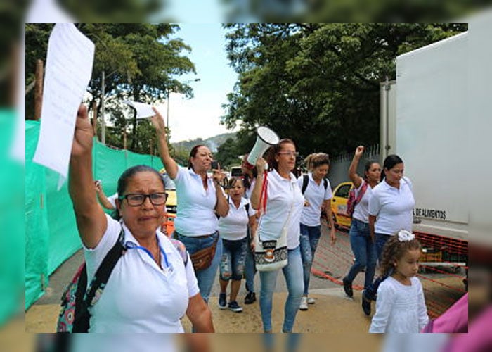 Tintatón en la Terminal del Norte de Medellín por el derecho al trabajo