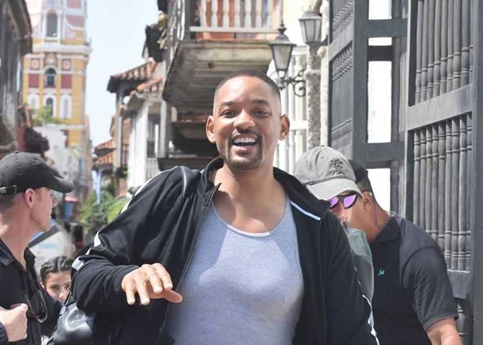 Will Smith, otro gringo famoso que tumbaron en Cartagena