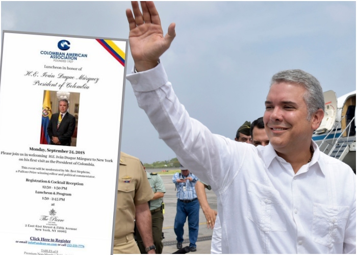 El almuerzo en Nueva York que un empresario caleño le armó a Duque