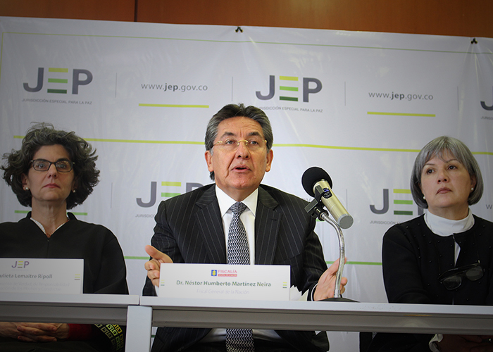 Segundo round entre la Fiscalía General y la JEP