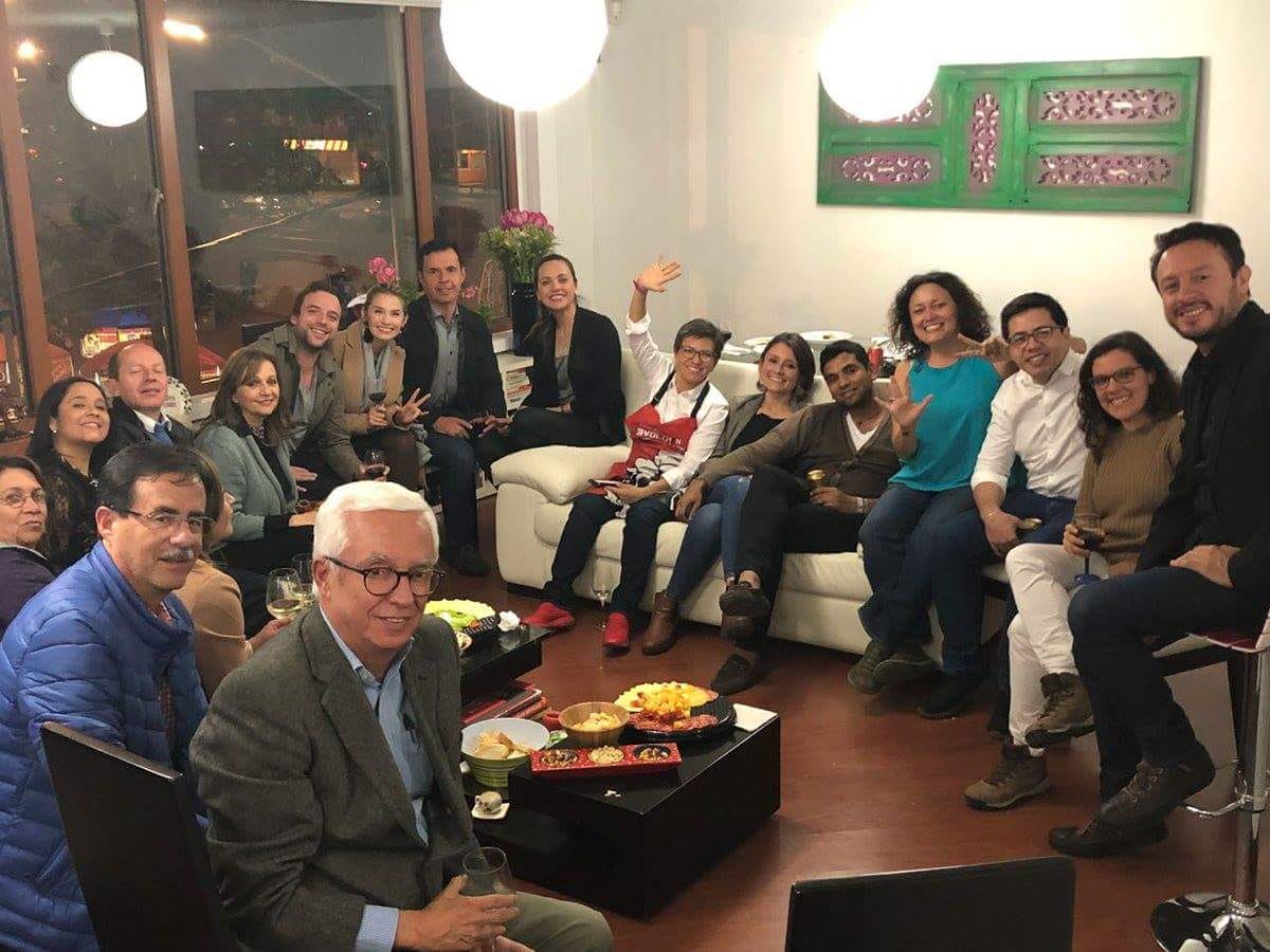 La celebración de Claudia López