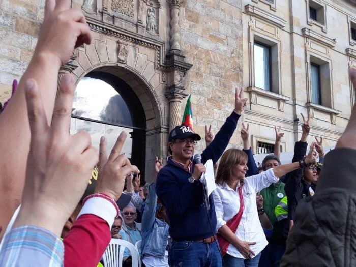 Petro regresa a la Plaza de Bolívar a darle vida al partido Colombia Humana