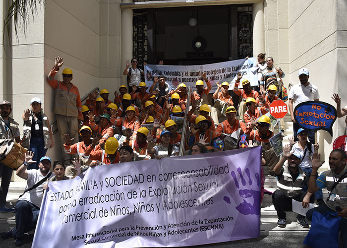 Medellín unido gritando fuerte y duro “¡no al abuso infantil!”