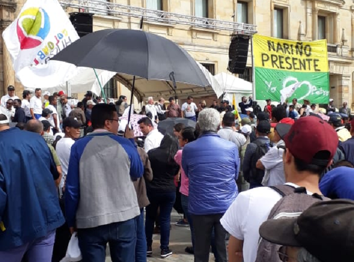 Petro no logró la asistencia esperada a la Plaza de Bolívar