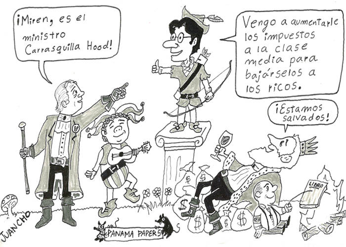 Caricatura: Carrasquilla Hood