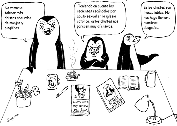 Caricatura: de pingüinos y monjas